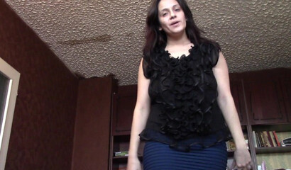 My wild stepmom unleashing her big tits & masturbating