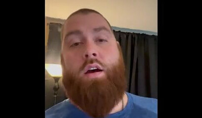 My French stepmom strips, shows me her big tits and bangs me hard