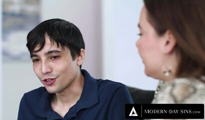 Busty mom helped me lose my virginity