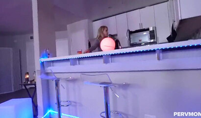 Insatiable stepmom Alix Lynx blows and rides my cock