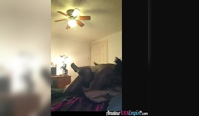 Caught my lingerie-clad wife fucking a black boy