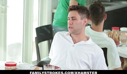 Blonde gets her pussy nailed and ass fingered by her stepson