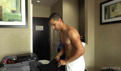 Latina maid Jolla gets stripped & fucked by a hotel guest
