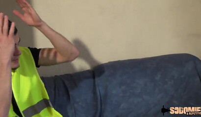 Brunette cougar gets ass fucked by a worker