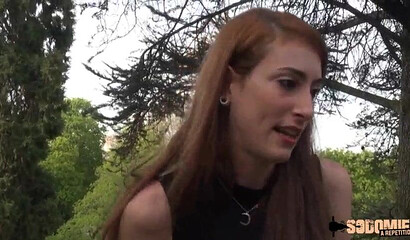 Tall ginger Carlie gets seduced and fucked by an old man