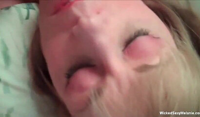 Sexy granny I just met gives me the most iconic BJ