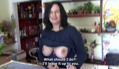 Czech lady accepts my offer and gets fucked for cash in her workplace