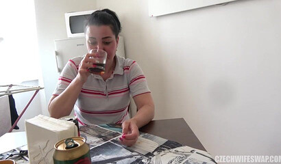 Amateur swingers swap and fuck their lusty wives