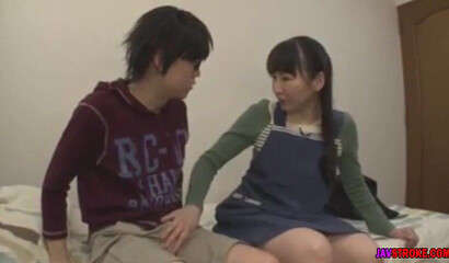 Asian mom goes nuts as she demonstrates what sex is