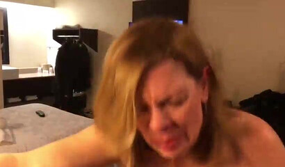 Loud bitch in a hotel room