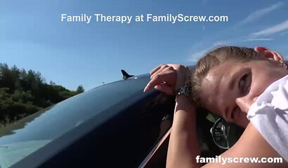 Street Slut Fucking with StepGrandpa, Stepson and StepUncle