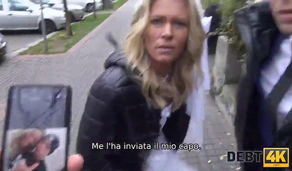 When you owe money even your bride to be is good collateral