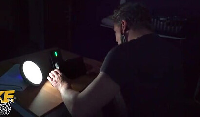 Bisexual loving babes fuck a dude in the hostel in a threesome