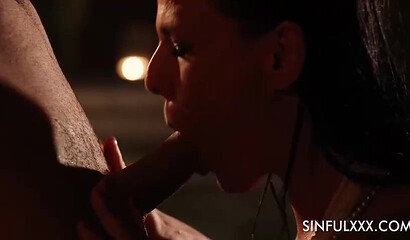 Super sensual and romantic sex in the spa