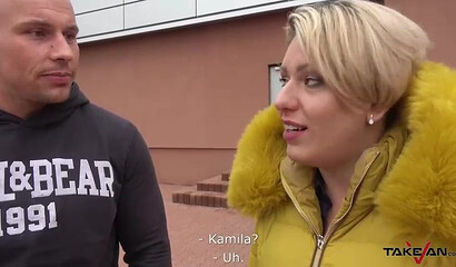 Massive mom show guys in van who is real fucker here