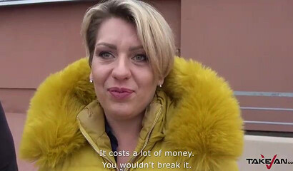 Massive mom show guys in van who is real fucker here